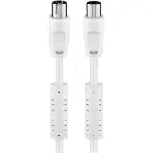 Pro Antenna cable with ferrite (80 dB) 2x shielded