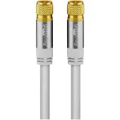 Pro Antennikaapeli 135 dB, 2 m, F-liittimillä, kullatut liittimet