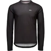 POC Men's Motion Air Long Sleeve Jersey Uranium Black Pitkähihaiset urheilupaidat M