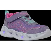 SKECHERS Heart Lights Bubble Love - Purple - 23