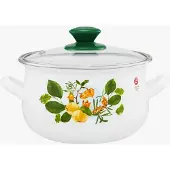 Dajar emaloitu kattila kannella Kvitteni 18 cm, 2,9 l