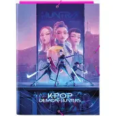 K POP Demon Hunters A4- Kansio + 3 Välilehteä