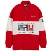 Tommy Hilfiger Collegepaita laivastonsininen / keltainen / tulenpunainen / valkoinen