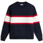 Tommy Hilfiger Collegepaita yönsininen / punainen / valkoinen