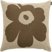 Marimekko Unikko tyynynpäällinen 50x50 cm Off white-myyränruskea