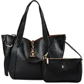 U.S. POLO ASSN. Helcho Shopperit 50 cm Musta