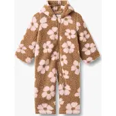 Wheat Fleece Suit Allo - Brown - 80