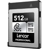 Lexar Silver 512GB CFexpress 4.0 -muistikortti R3600/W3000