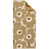 Marimekko Unikko kylpypyyhe 70 x 150 cm Off white-pronssi