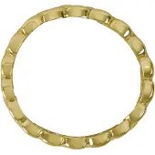 Sno of sweden Union Big Elastic Chain Brace Plain Gold Onesize