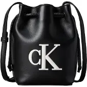 Calvin Klein Pussukkalaukku 'BOLD' musta / valkoinen