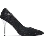 Karl Lagerfeld Avokkaat ' Sarabande Mesh-Pumps mit Edelsteinen ' musta