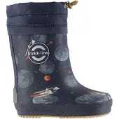 Mikk-Line Wellies Winter Aop - Barefoot - Navy - 28
