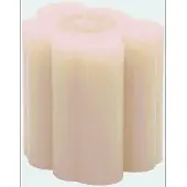 Marimekko Unikko Shape Candle 9Cm - Cream - 9X9