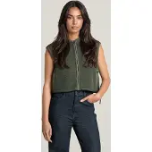 G-Star Meshy Binding Vest - Green - Women