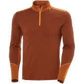 Helly Hansen Lifa Merino Midweight 1/2 vetoketjullinen, miesten, ruskea