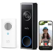 Eufy C31 video-ovikello ja sisäyksikkö 2K (musta)