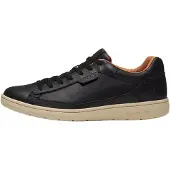 Timberland for man. TB0A5P7QW021 Portofino Pier black leather trainers (45.5), Flat, Laces, Casual