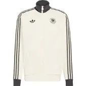 Adidas Urheilullinen collegetakki 'DFB' antrasiitti / villanvalkoinen