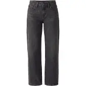 Levi's Farkut 'SUPERLOW STRAIGHT' tummanharmaa