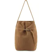 Fredsbruder Softly Bucket-laukku Nahka 36 cm Ruskea