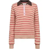 Numph Nulucinda Stripe Pullover - Pink - XXL