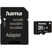 Hama MicroSDHC 16 Gt C10 UHS-I 80 MT/s