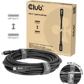Club 3D CAC-2509 USB-C -kaapeli, 100 W, 9 m, musta
