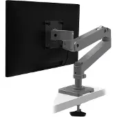Ergotron – LX Pro Desk Monitor Arm, Grommet Mount (dark grey) (45-708-293)