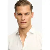 Superdry for man. M4011045A White Classic Tailored Shirt (M), Casual, Cotton, Long sleeve