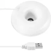 Semoic Valkoinen donitsikostutin usb toimistopöytä mini kannettava ilmanpuhdistin valkoinen