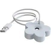 Semoic Mini kannettava ilmankostutin USB-kaapelilla, tiivistyssuunnittelu, henkilökohtainen matkustaminen, makuuhuone, valkoinen