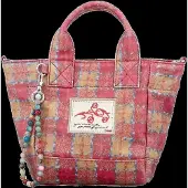 Becksöndergaard Checky Coated Gabby Bag - Pink - ONE SIZE