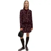 Marimekko Rws Liikkua Piirto Unikko - Burgundy - L