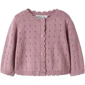 Name it Nbfnalani Ls Short Knit Card - Purple - 80