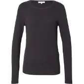 Rosemunde Rwbelmo Pointelle Ls T-Shirt - Black - XS