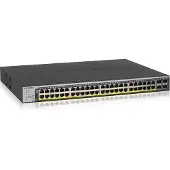 Netgear GS752TP Hallittu L2/L3/L4 Gigabit Ethernet (10/100/1000) Power over Ethernet -tuki 1U Musta (GS752TP-300EUS)