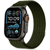 TechProtection Nylon Sport Band for Apple Watch 44 / 45 / 46 / 49 mm - Dark Green