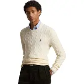 Ralph Lauren for man. 710876762010 Cream white wool and cashmere jumper (L), Casual, Classic