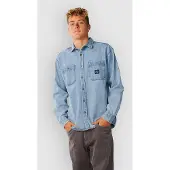 Rip Curl Premium Surf Denim Paita washed blue Koko L