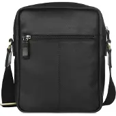 Bugatti Ryan Crossbody-laukku Nahka 23 cm Musta