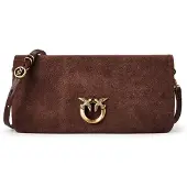 Pinko Love Soft Iltalaukku Nahka 27 cm Ruskea