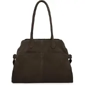 Fredsbruder Softly Olkalaukku Nahka 40 cm Musta