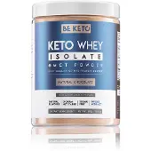 BeKeto Keto Whey Isolate MCT Powder, Natural Chocolate - 300 g