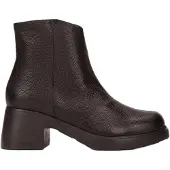 Wonders for woman. E-7125_5078_12298 Flytres brown leather ankle boots 25 (37), 5 to 8 cm, Zip, Casual