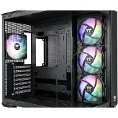 Thermaltake View 380 TG ARGB, Midi Tower, PC, Musta, ATX, mikro ATX, Mini-ITX, SPCC, Karkaistu lasi, Pelaaminen (CA-1Z2-00M1WN-00)