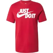 Nike Paita 'Swoosh' punainen / valkoinen