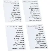 Electrolux kilpi ohjelma-, väännin, tarrateippi, DA,NO,FI,SV 140233656325