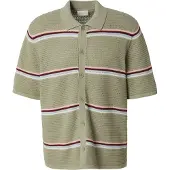 Jack & Jones Neuletakki 'JORMAINE' vaaleansininen / vaaleanvihreä / burgundin punainen / valkoinen
