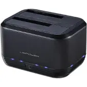 LC-Power LC-DOCK-U3-III, HDD, SSD, SATA, 2.5,3.5", 4000 TB, USB 3.2 Gen 1 (3.1 Gen 1) Type micro-B, Musta